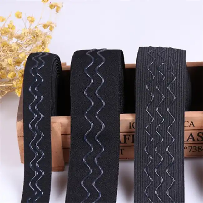 Silicone printed webbing