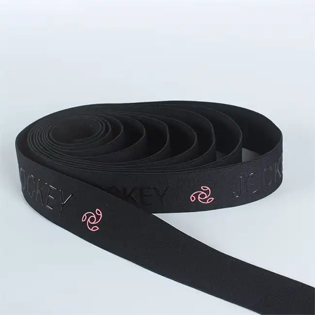 Silicone printed webbing