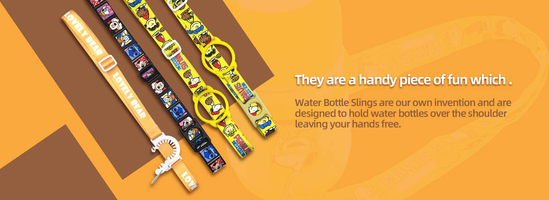 Water bottle straps
